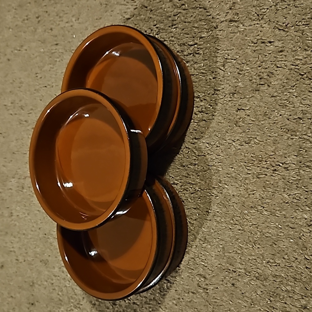 Cermer terracotta creme brulee dishes